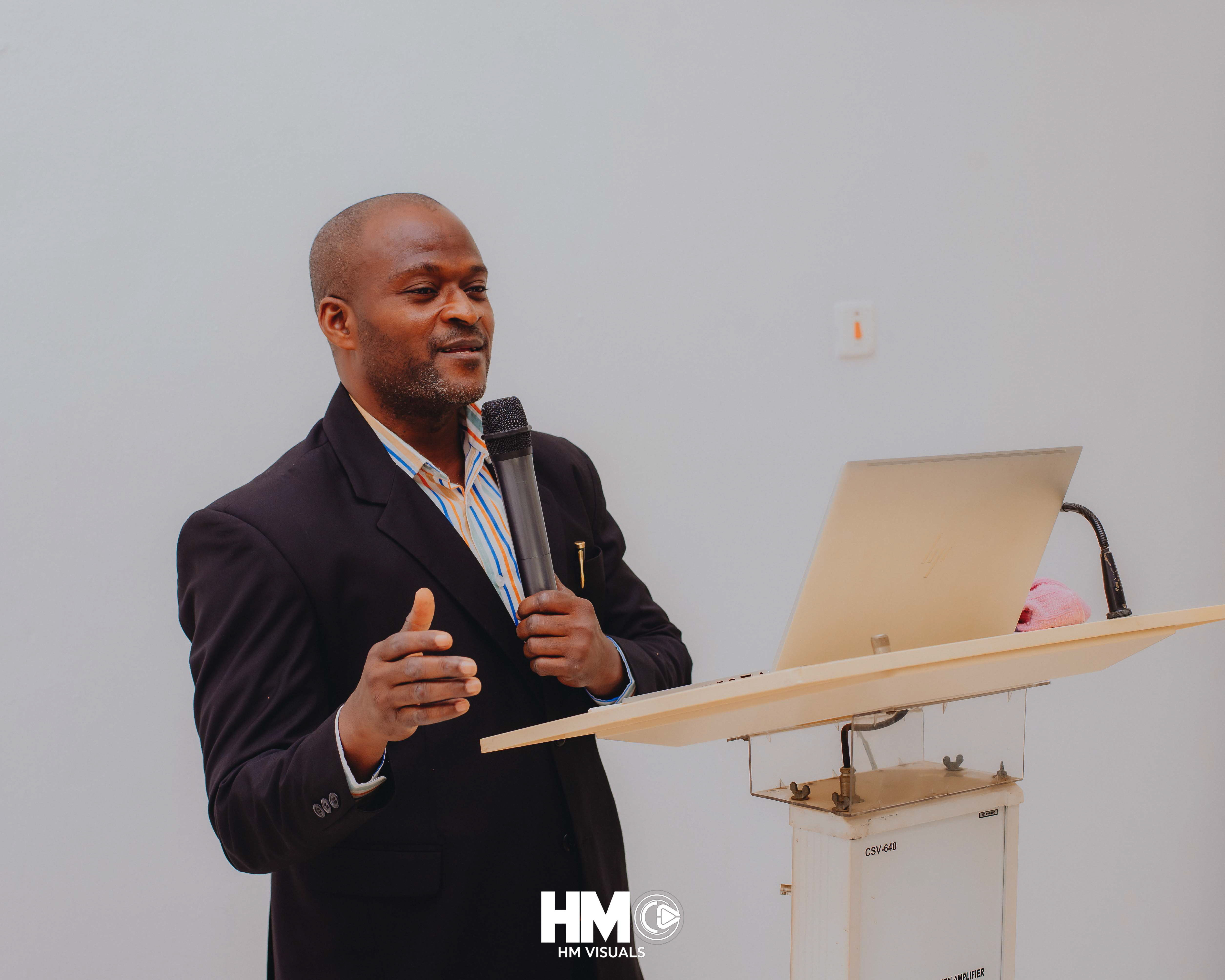 Mr Alex Akinsola, Resource Person, delivering his presentation at the Official Opening of Mojisola Grace Humanitarian Foundation.