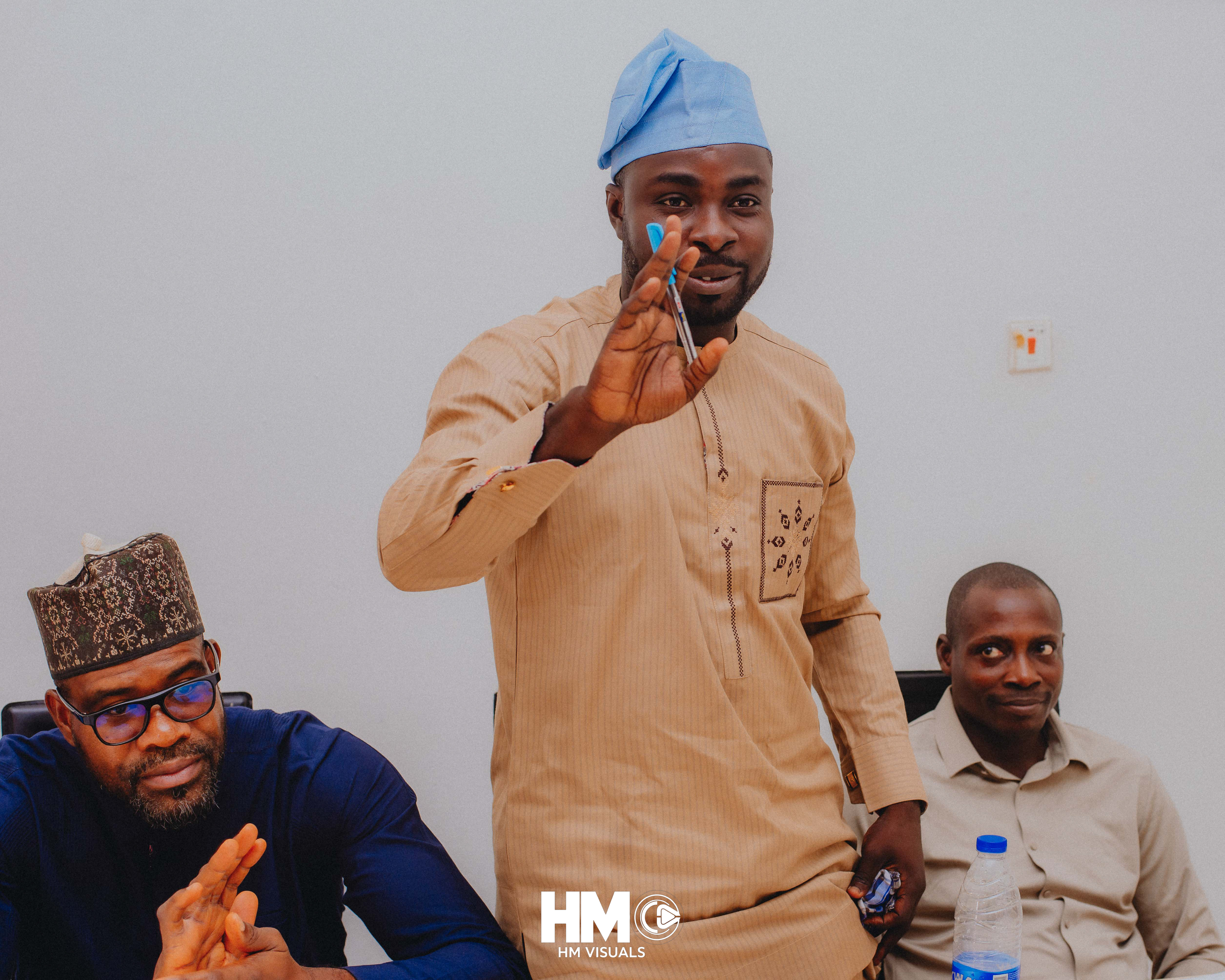 Interactive Session – Engr Toromade Teslim sharing his thoughts and contributing to the interactive session at the Mojisola Grace Humanitarian Foundation programme.