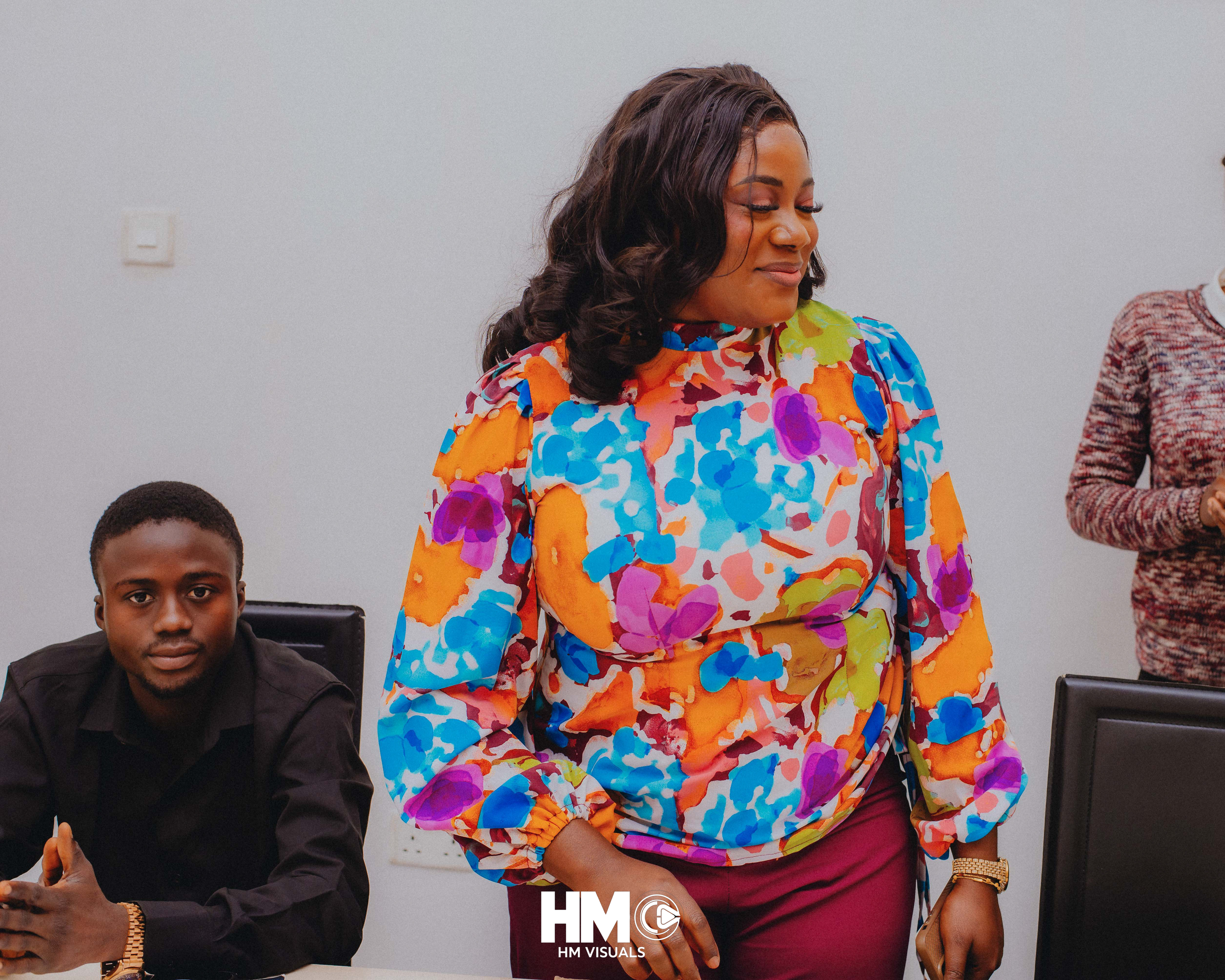 Interactive Session – Ms Alor Grace Nancy sharing her thoughts and contributing to the interactive session at the Official Opening of Mojisola Grace Humanitarian Foundation.