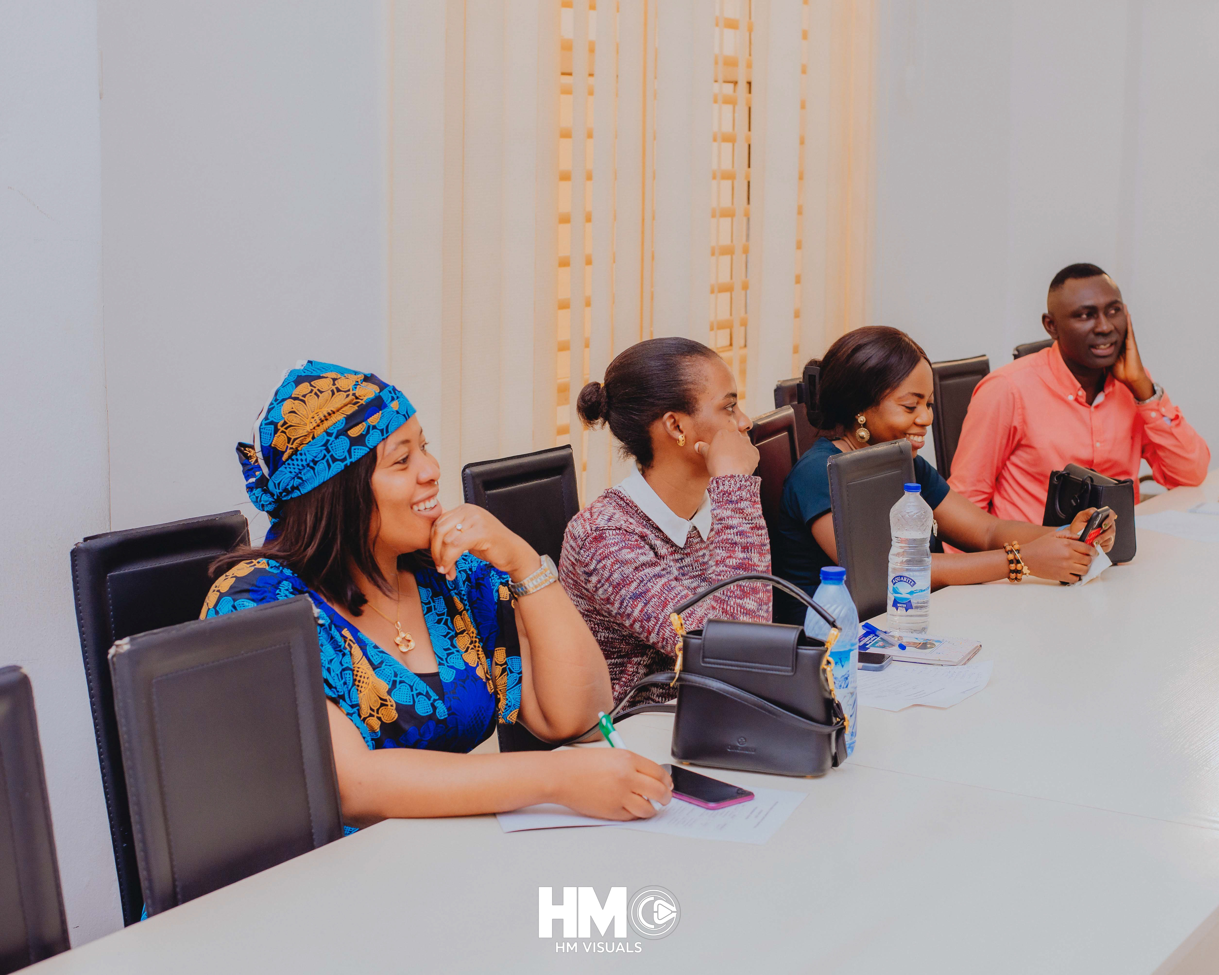 A moment with guests during the Official Opening of Mojisola Grace Humanitarian Foundation.