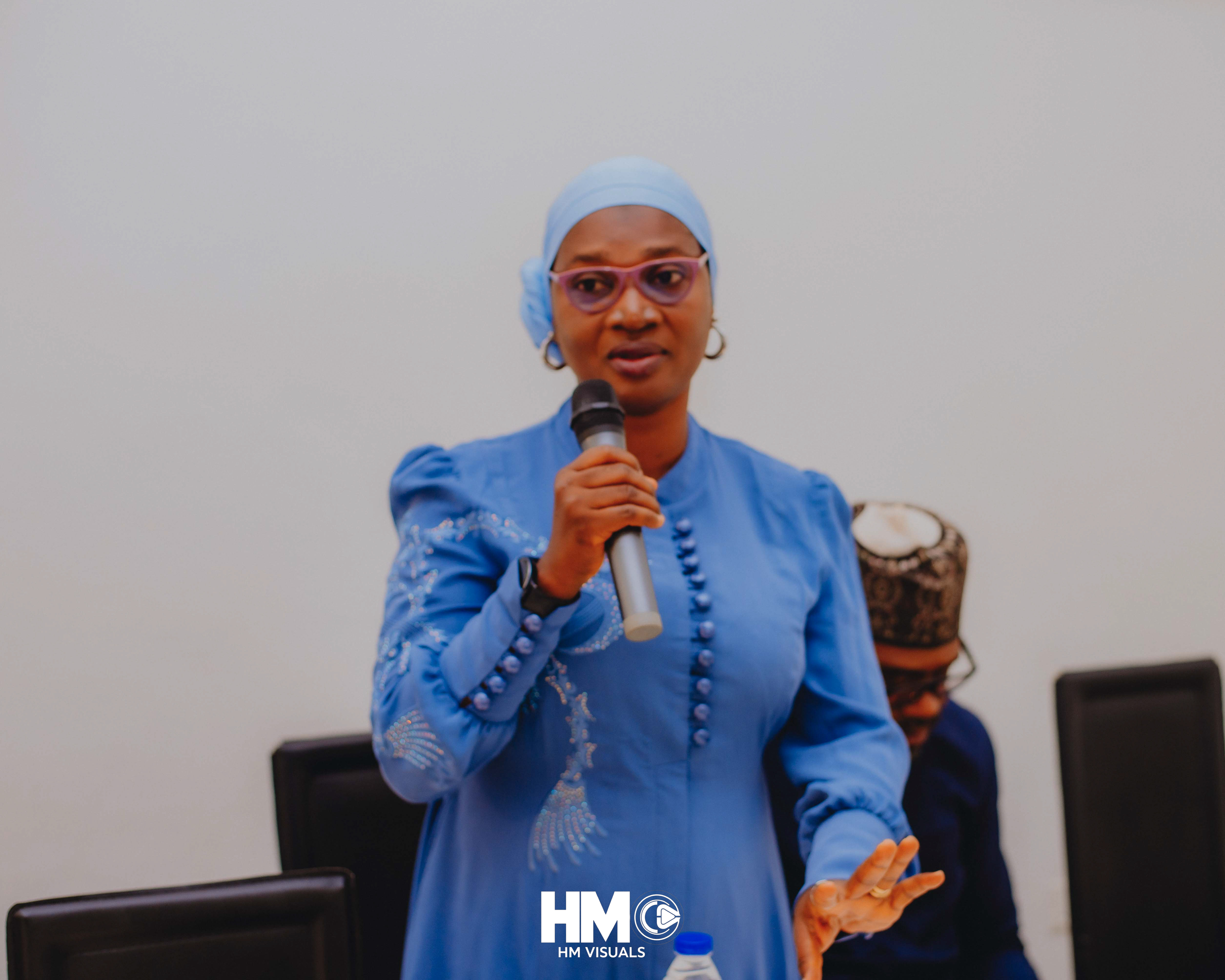 Interactive session with Mrs. Akande R. Tosin, Matron of Mojisola Grace Humanitarian Foundation, during the Official Opening of the Foundation.