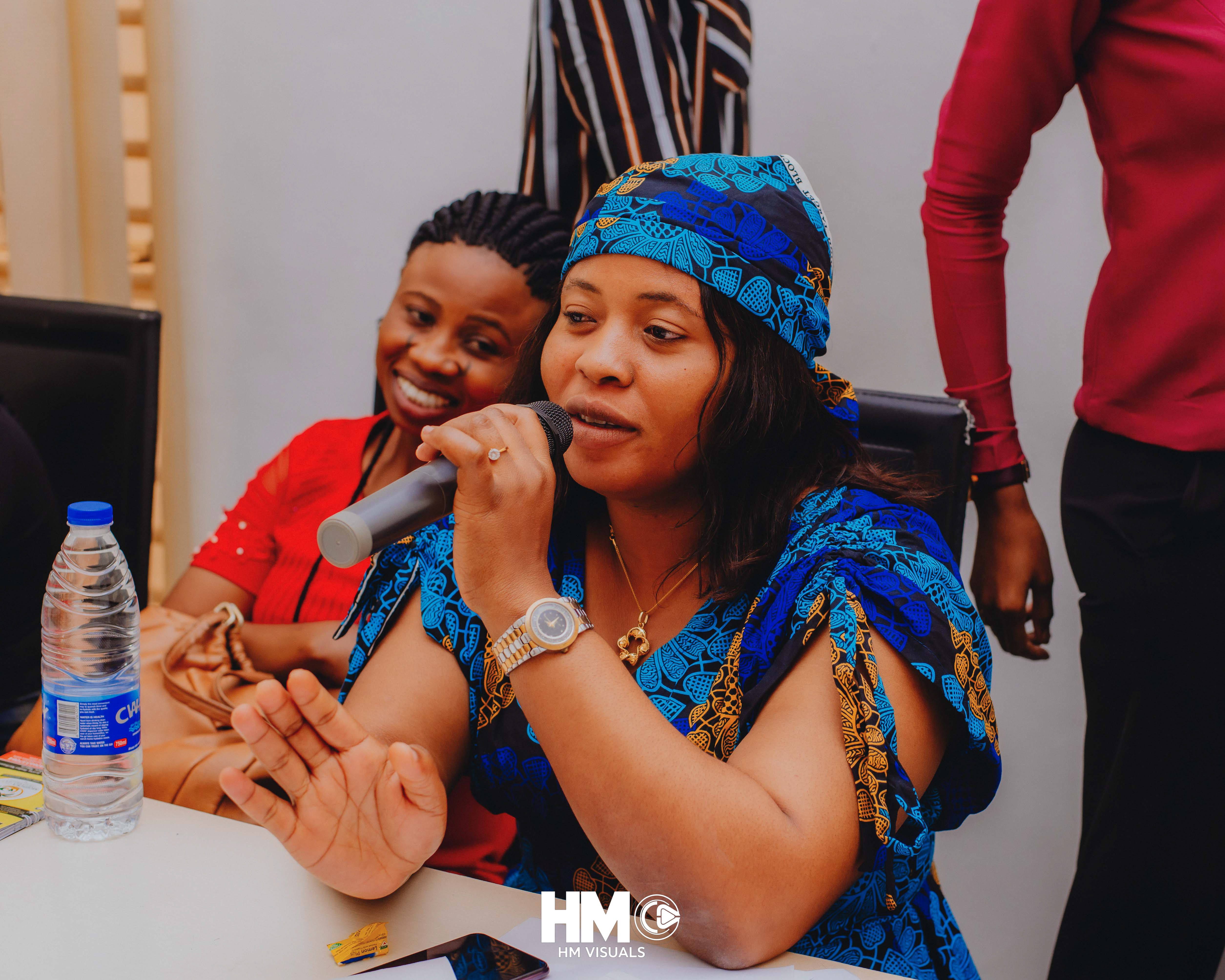 Interactive Session with Mrs Olabode during the Official Opening of Mojisola Grace Humanitarian Foundation.