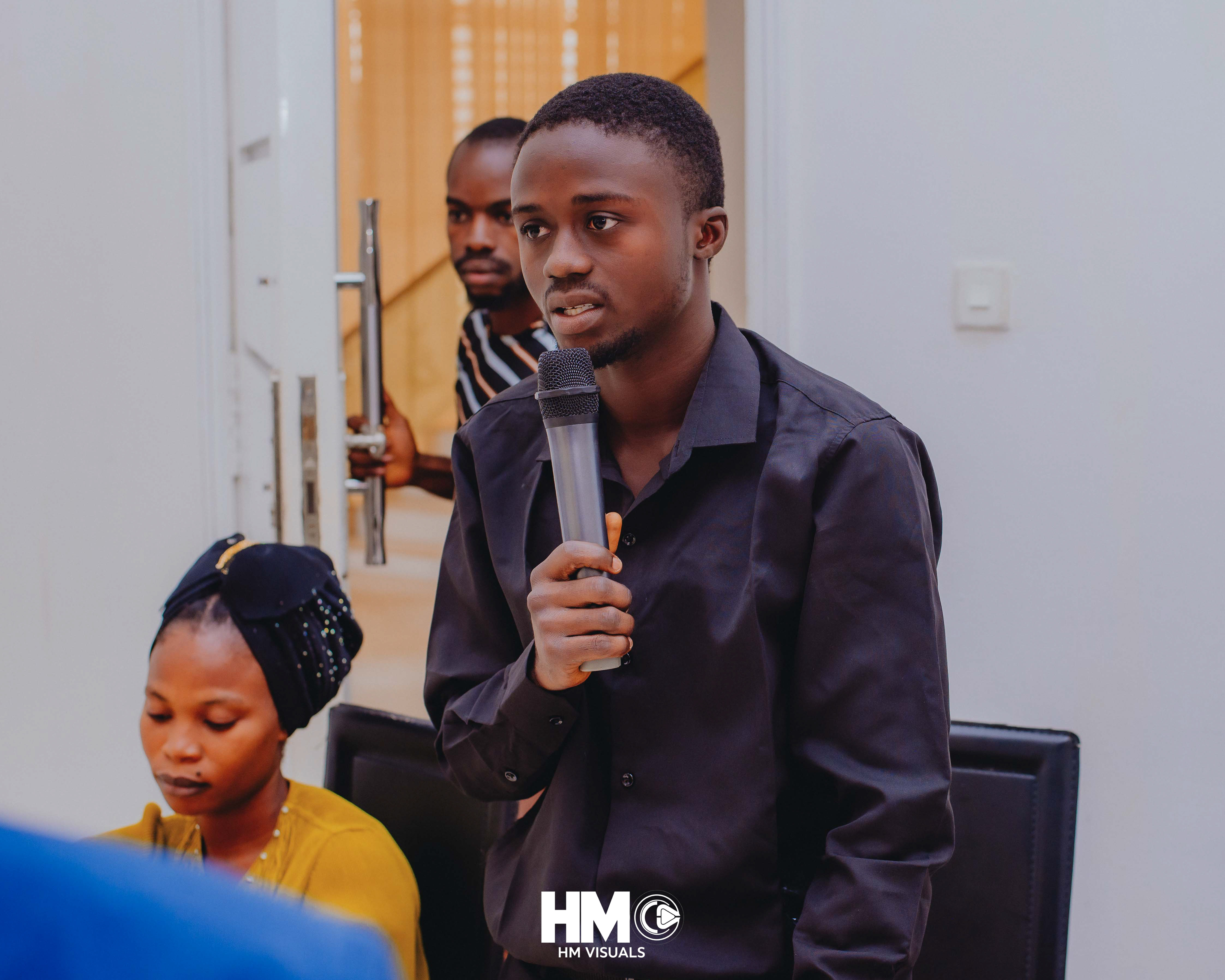 Interactive Session with Surv. Michael during the Official Opening of Mojisola Grace Humanitarian Foundation.
